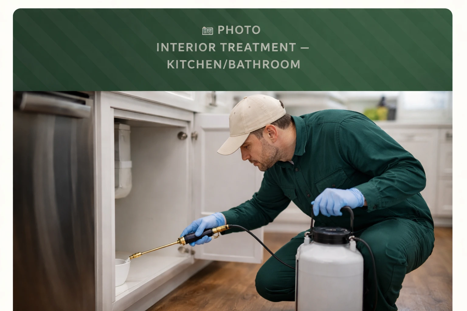 Commercial pest control inspection in restaurant kitchen facility — Southern Utah