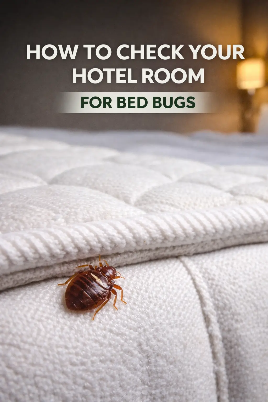 How to check a hotel room for bed bugs — quick inspection checklist