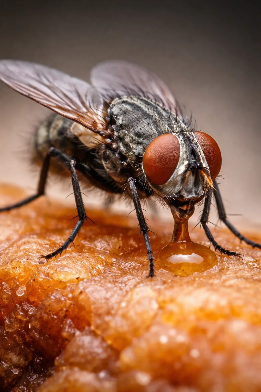 House fly close-up